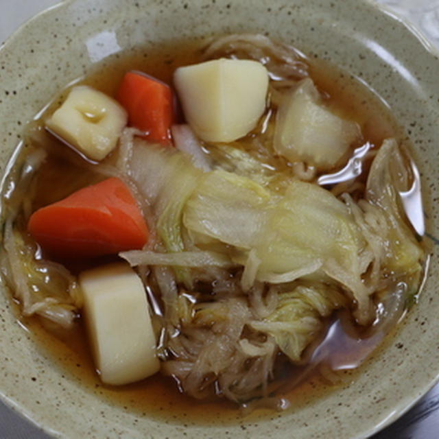 じゃがいもと白菜の煮物★★★