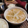 雪にはならなかった / 水餃子と大根の中華風スープ