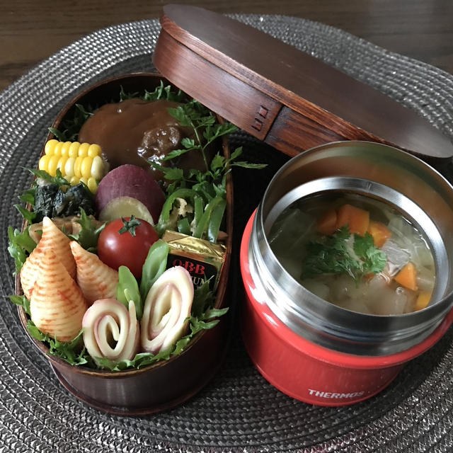 お弁当（デミグラスソースハンバーグ）