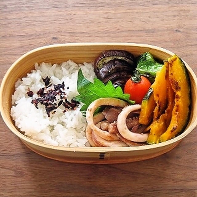 イカのピリ辛バター醤油焼き弁当