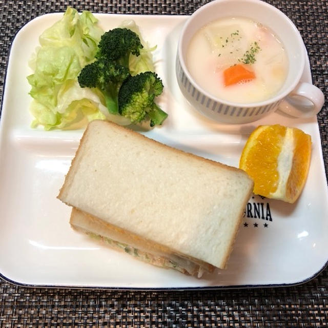サンドイッチ2種♡休日朝ごはん