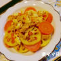 「レンコン＆人参のサフラン煮」♪　Saffron flavor dish