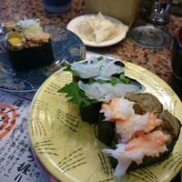 回転寿司と家庭菜園と(^O^)
