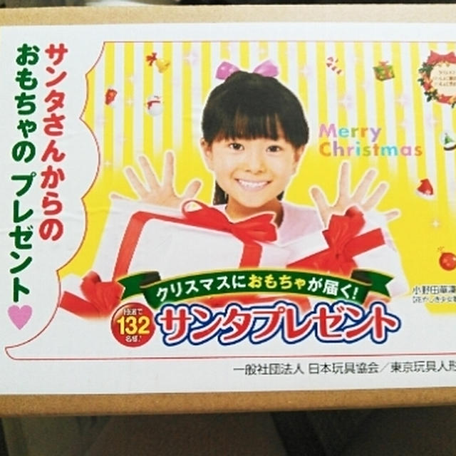 お届けもの☆サンタクロースより息子へおもちゃ