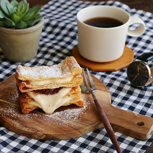 豆腐クリームと油揚げで「お揚げミルフィーユ」