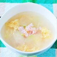 料理レシピ　冬瓜とハムのスープ