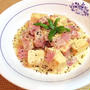 【高野豆腐のカルボナーラ風クリーム煮込み！】