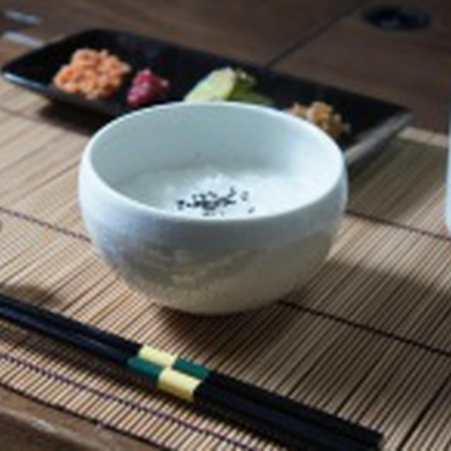 今日はお粥を炊きました。