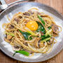 まろやかな味わい「牛肉の卵かけスパゲティー」&「天ざるの季節がやってきました」