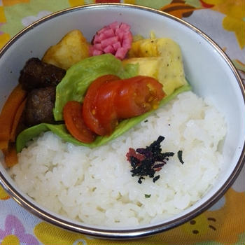 冷凍庫で！お弁当♪