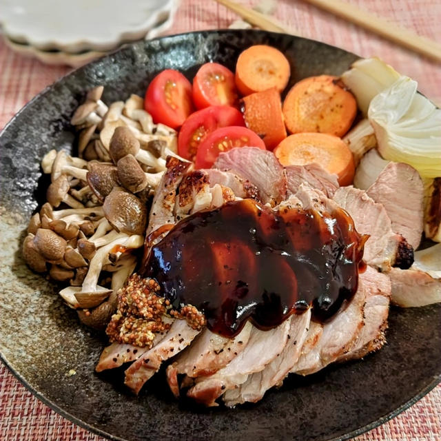 【豚ロース肉のグリル】美味しい焼き豚の作り方！