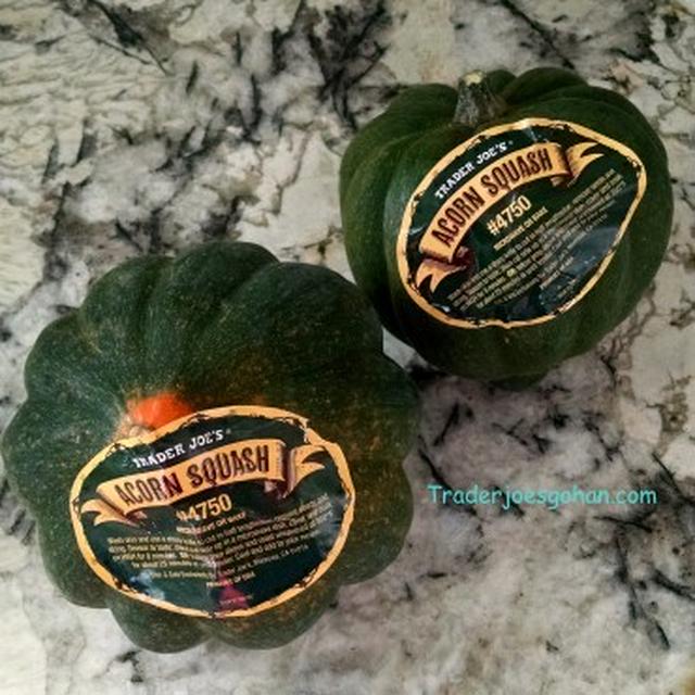 簡単　エーコンスクウォッシュのオーブン焼き　Trader Joe’s Acorn Squash