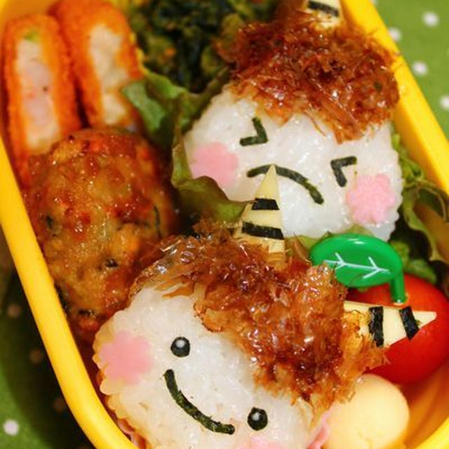 キャラ弁**鬼さんおにぎり