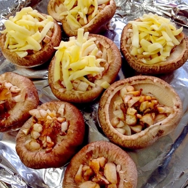 あらわざ☆しいたけのチーズ焼き