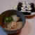 巻き寿司とおぼろ蕎麦