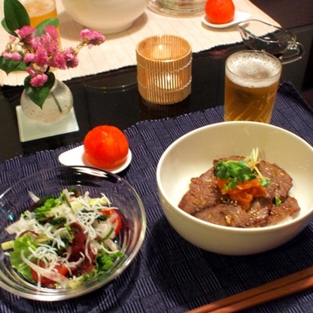 夏バテ防止に！スタミナ焼き肉丼