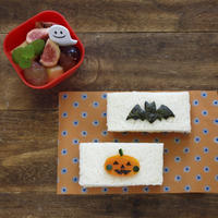 幼稚園弁当♪♪ハロウィーンサンド弁当　お勧め絵本（ハロウィーンってなぁに？）