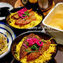 あじの蒲焼き風で丼＆だし茶漬け／ノンアルラズベリーカクテル
