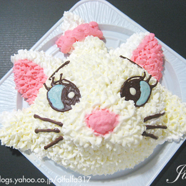 マリーちゃんのキャラクターケーキ レシピ By Junkoさん レシピブログ 料理ブログのレシピ満載