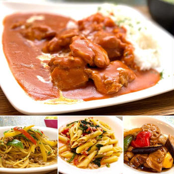 ●鶏肉ごろごろトマト風味バターチキンカレー