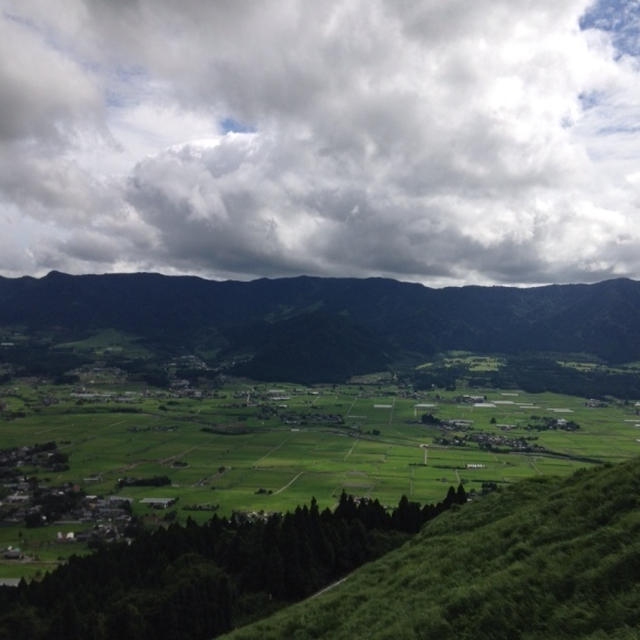 熊本に、