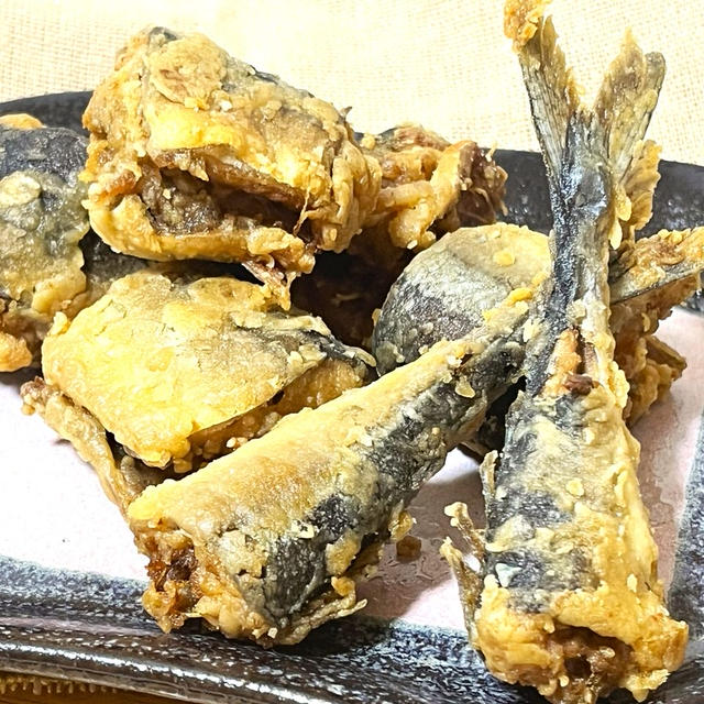 サンマの竜田揚げ