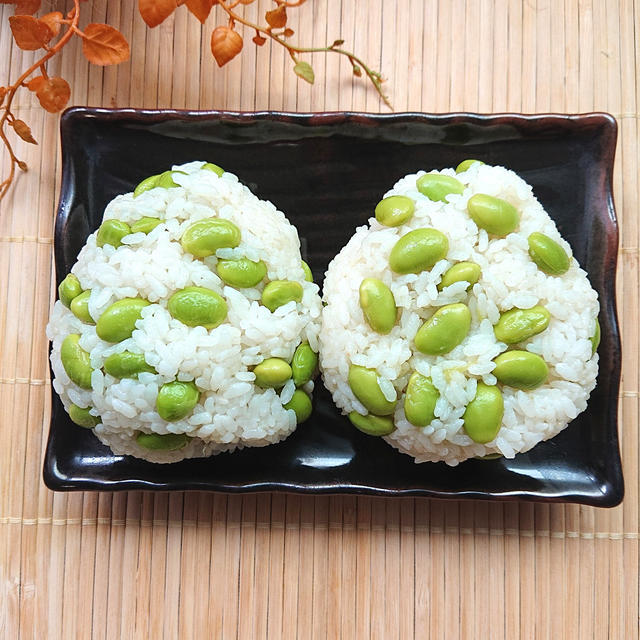 #OnigiriAction2021枝豆と昆布茶おにぎり
