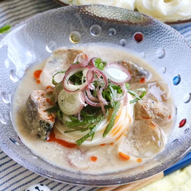 映えないけど、ンンンまい！「冷や汁風そうめん」