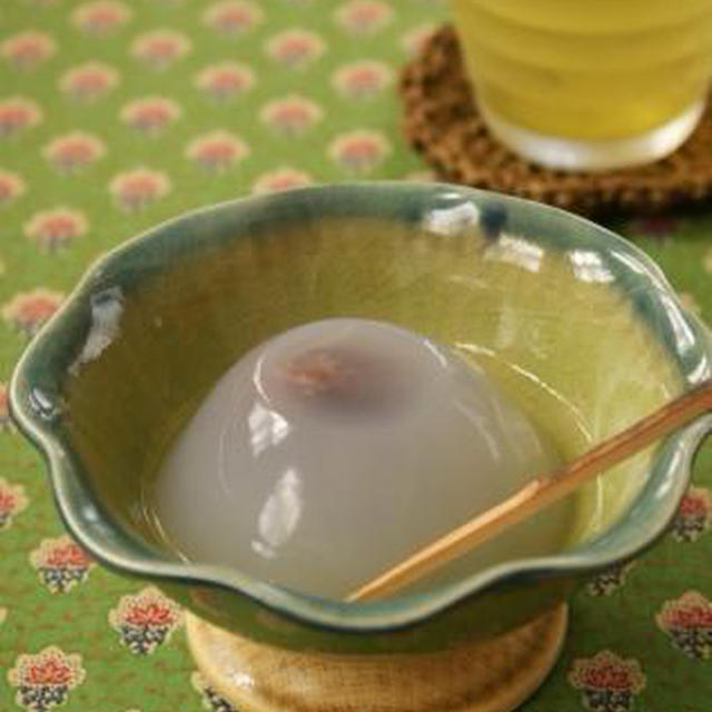 夏スイーツ！水まんじゅう＆水出し緑茶