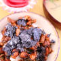 ★八丁味噌の納豆ごはん（5分で朝ごはん）。