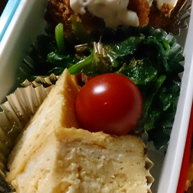 お弁当ほうれん草のお浸し