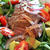 Steak and Arugula Salad with Lemon Worcestershire Dressingステーキとルッコラのサラダ、レモンウオーウォーセスターシャードレッシング
