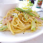 夏のスパイシーカレーカルボナーラ♪二人ランチ