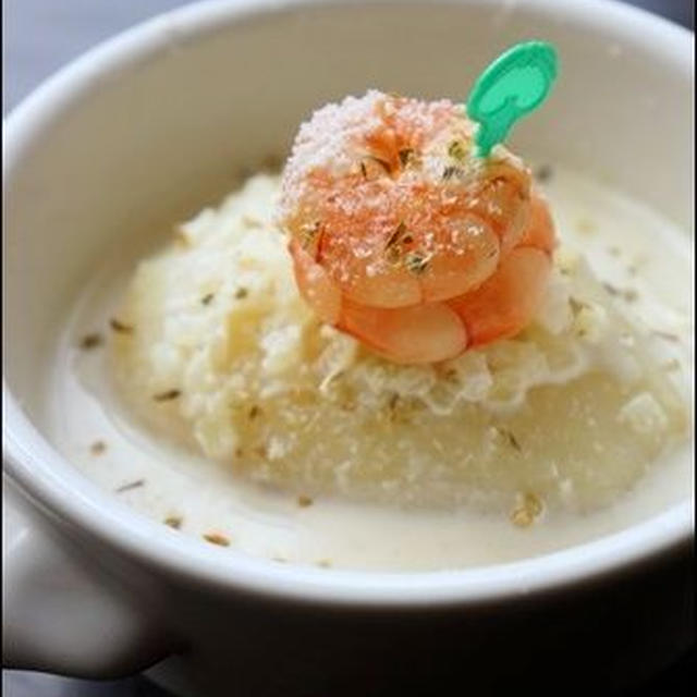 朝のキッチン♪と、じゃがいものミルクスープレシピ。