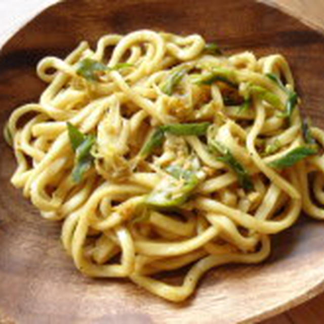 しょうがでぽかぽか♪カレー焼きうどん