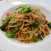 早ゆでスパゲティで、手早くお昼ご飯！