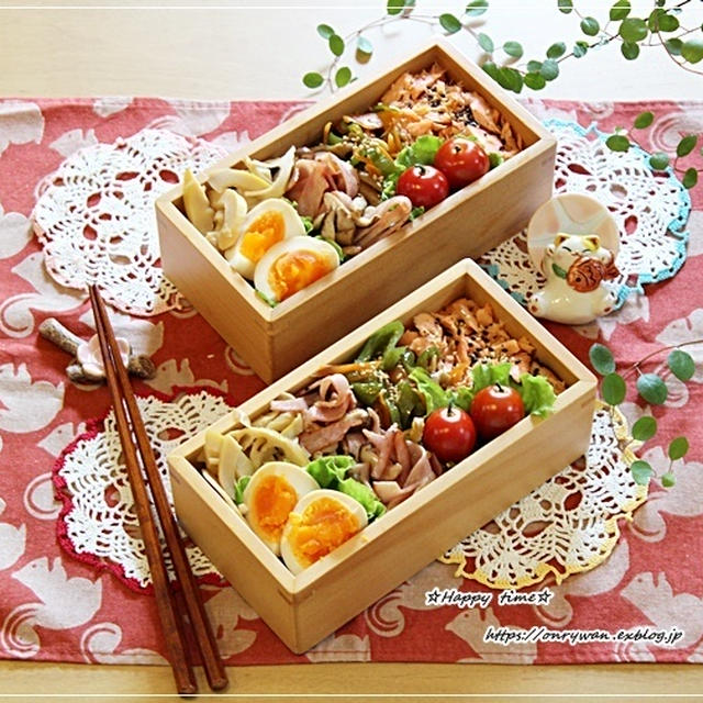 のっけたもん勝ち弁当とおnewのオーブンでパン焼き♪
