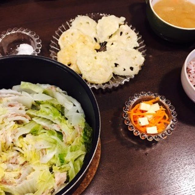 朝ごはん と 昨日の晩ごはん