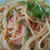 お昼 『たらこと水菜のパスタ』