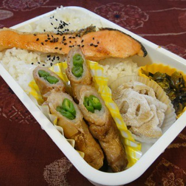 ５月１２日　焼き鮭　～　夫＠仕事弁当