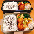 JKお弁当☆DKお弁当☆11/22 & すき間に竹輪ハムチーズ巻き