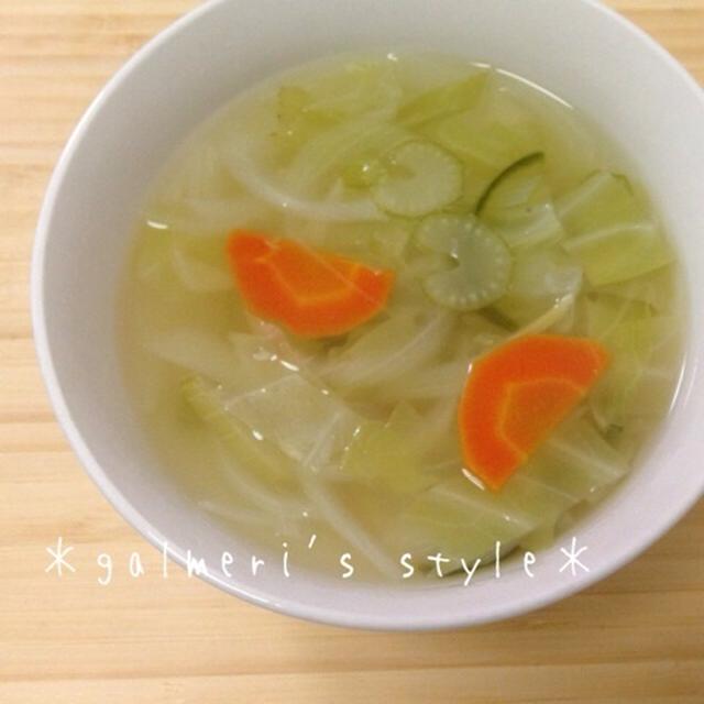 食べ過ぎをリセット？！応用自在の野菜スープ