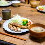 野菜の豚巻き定食