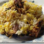 インドの鶏の味付けご飯（チキン・ビリヤニ＝Chicken Biryani）