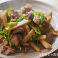 豚肉のチンジャオロース風