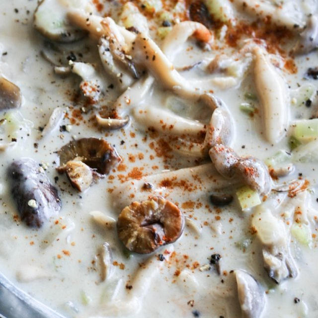 Mushroom Chestnut Soupきのこ栗シチュー
