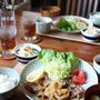 レモンでさっぱり、豚肉の生姜焼き。