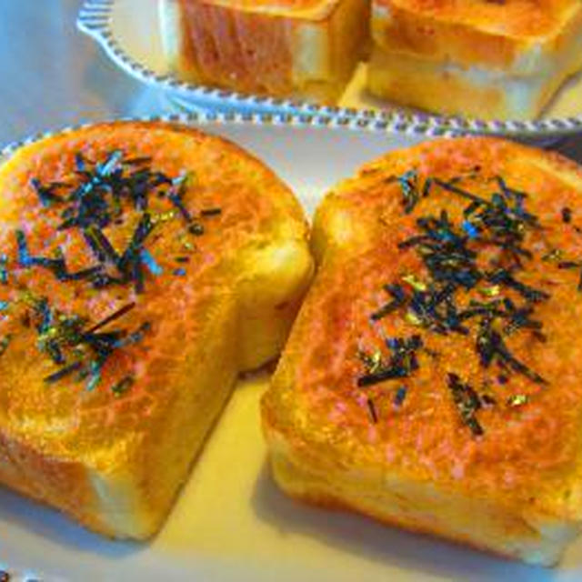 おからﾐﾙｸ食ﾊﾟﾝで明太子ﾏﾖﾊﾞﾀｰﾄｰｽﾄ♪おからあんぱん