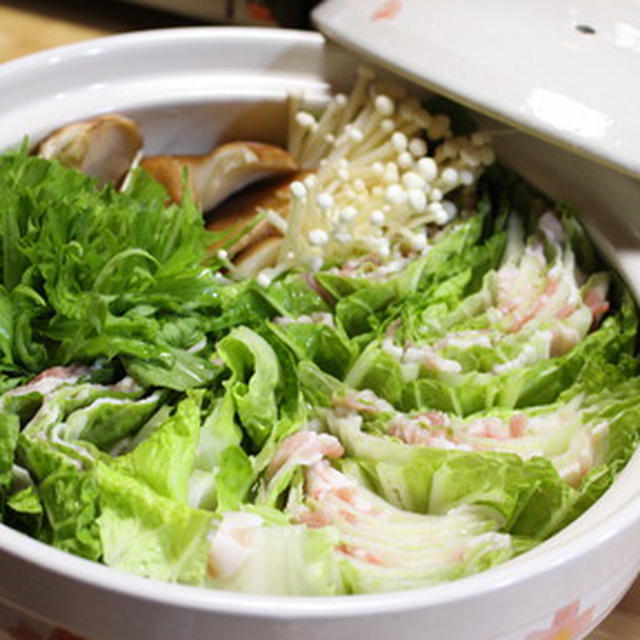３６５日野菜レシピNo.4「豚肉と白菜の挟み鍋」