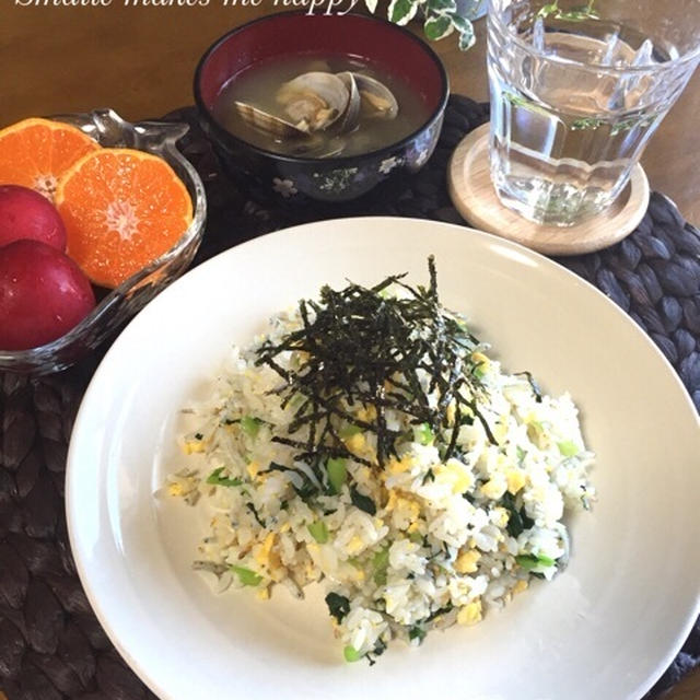 カルシウムたっぷり混ぜごはん♪吸収よくなるポイントもね！